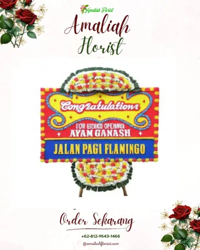 Bunga Papan Congratulation pegadungan